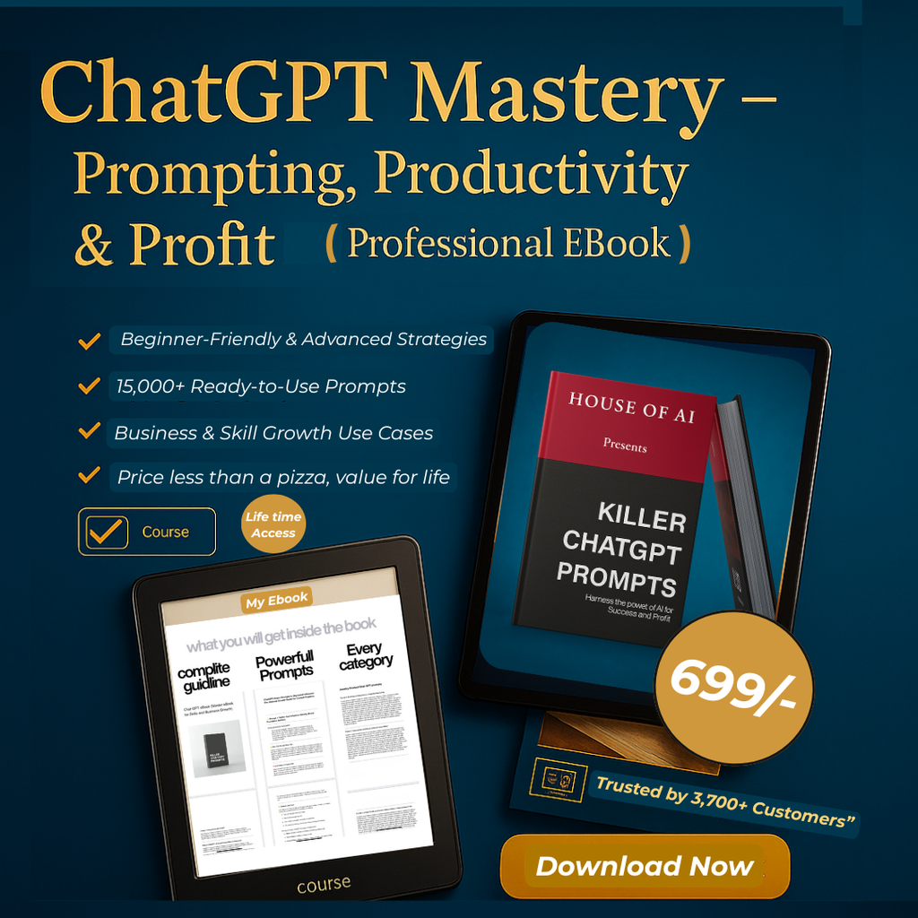 INDIA'S BEST SELLING AI MASTERY GUIDE - (Complete Pack)