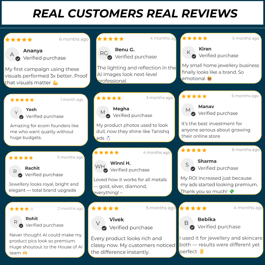 INDIA'S BEST SELLING LUXURY JEWELLRY AI PROMPT GUIDE