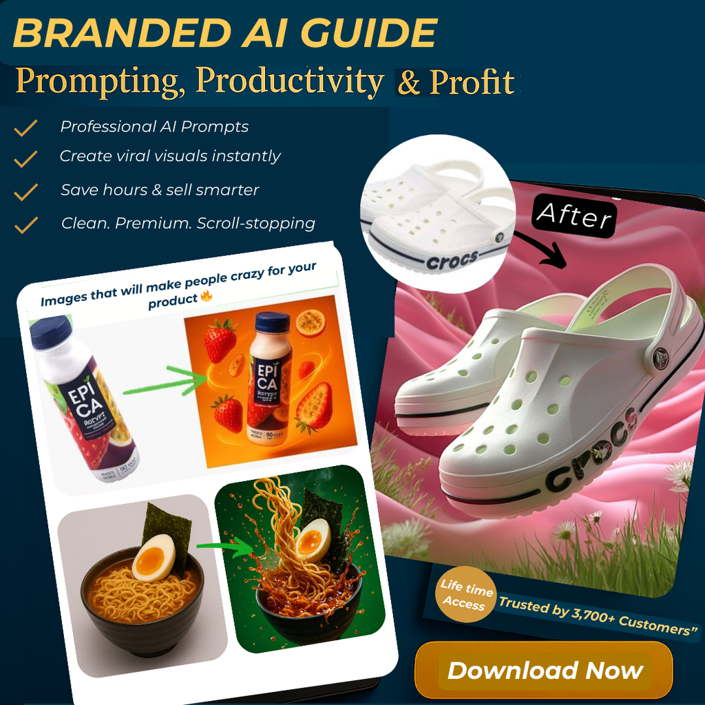 INDIA'S BEST SELLING BRANDED 1700+ AI PROMPT PACK (IMAGE + VIDEO)