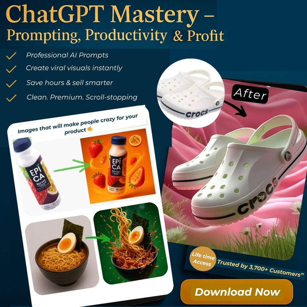 INDIA'S BEST SELLING AI PRODUCT PROMPT PACK