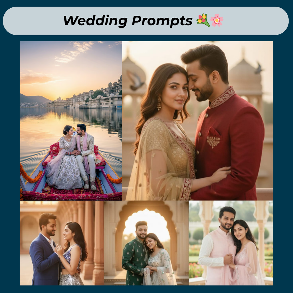 INDIA'S BEST SELLING ROYAL WEDDING AI PROMPT GUIDE