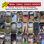 1800+ High Quality Viral Hooks + FREE Bonuses